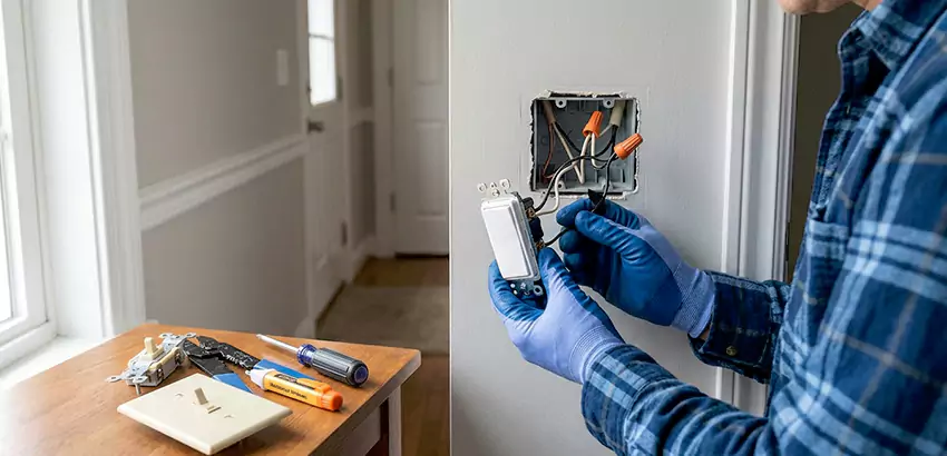 Motion Sensor Light Switch Replacement in Norwalk