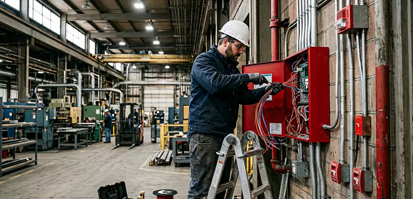 Industrial Fire Alarm Installation in Norwalk