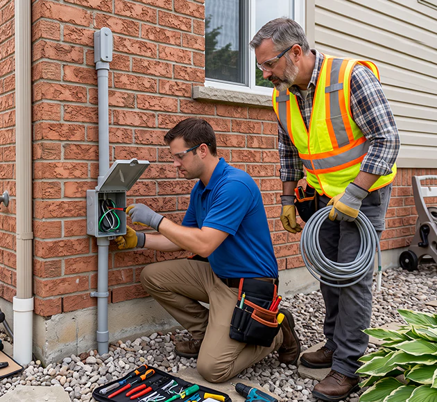 Professional Outdoor Outlet Installation: Your Local Exterior Wiring Team in Norwalk, IA